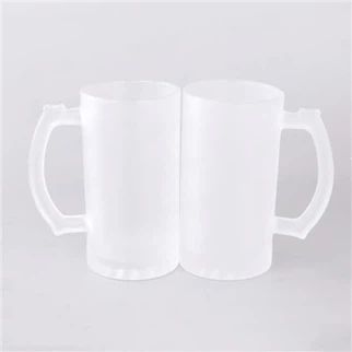 Klar sublimering glasmugg