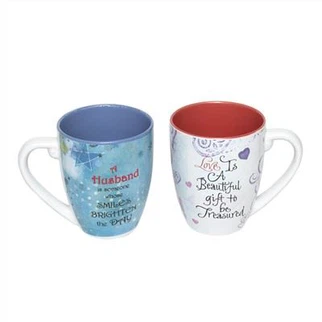 Glaserad keramisk mjölkmugg